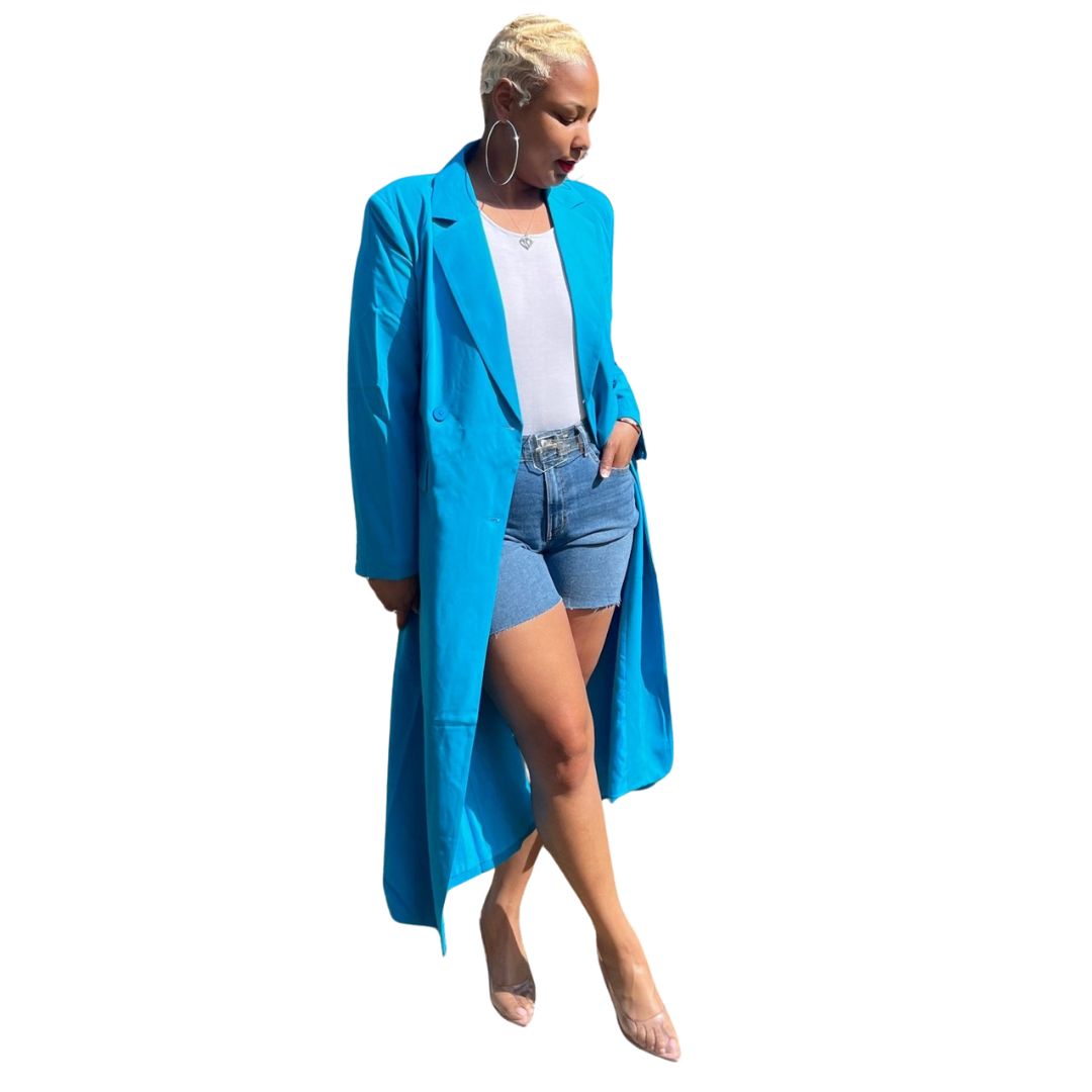 Blazing Through Life sky blue - Misfits Clothing Boutique