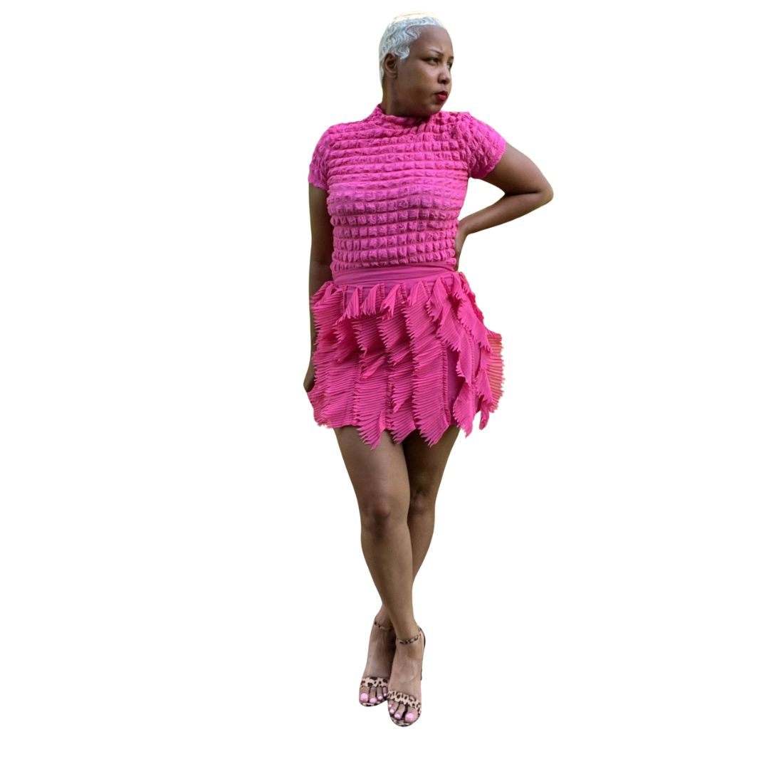 Pink Panther skirt - Misfits Clothing Boutique