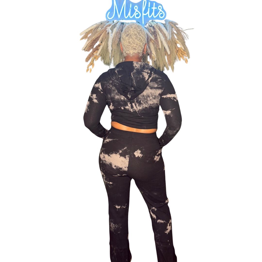 tie dye jersey 3 pieces set - Misfits Clothing Boutique