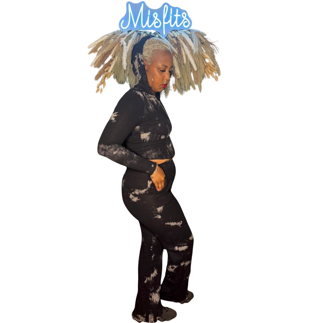 tie dye jersey 3 pieces sets - Misfits Clothing Boutique