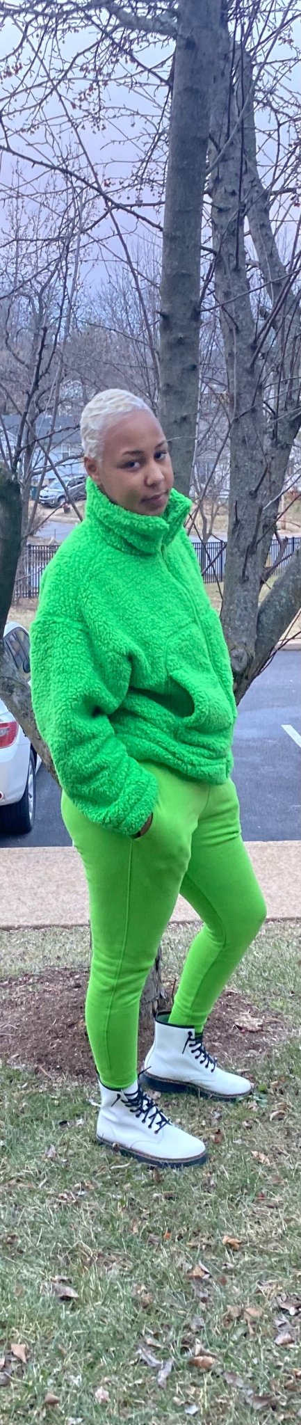 Lime green joggers - Misfits Clothing Boutique