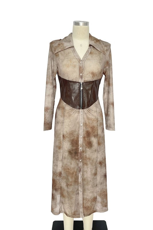 Tie Dye Button Down Shirt