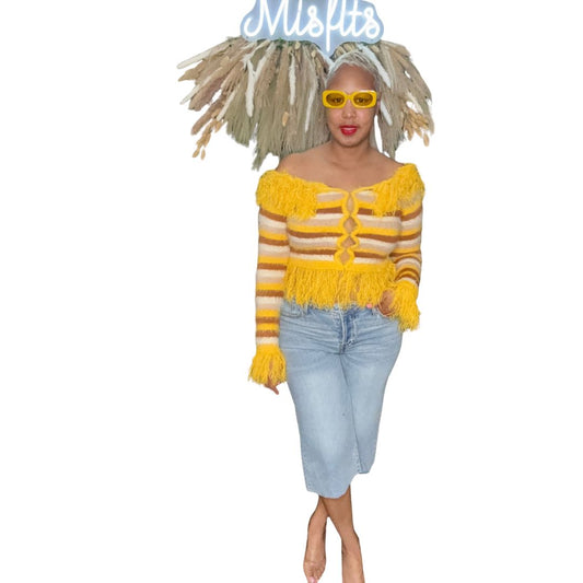 shaggy sweater - Misfits Clothing Boutique