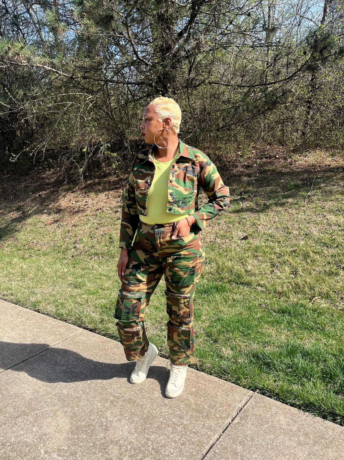 Army fatigue cargo pants - Misfits Clothing Boutique