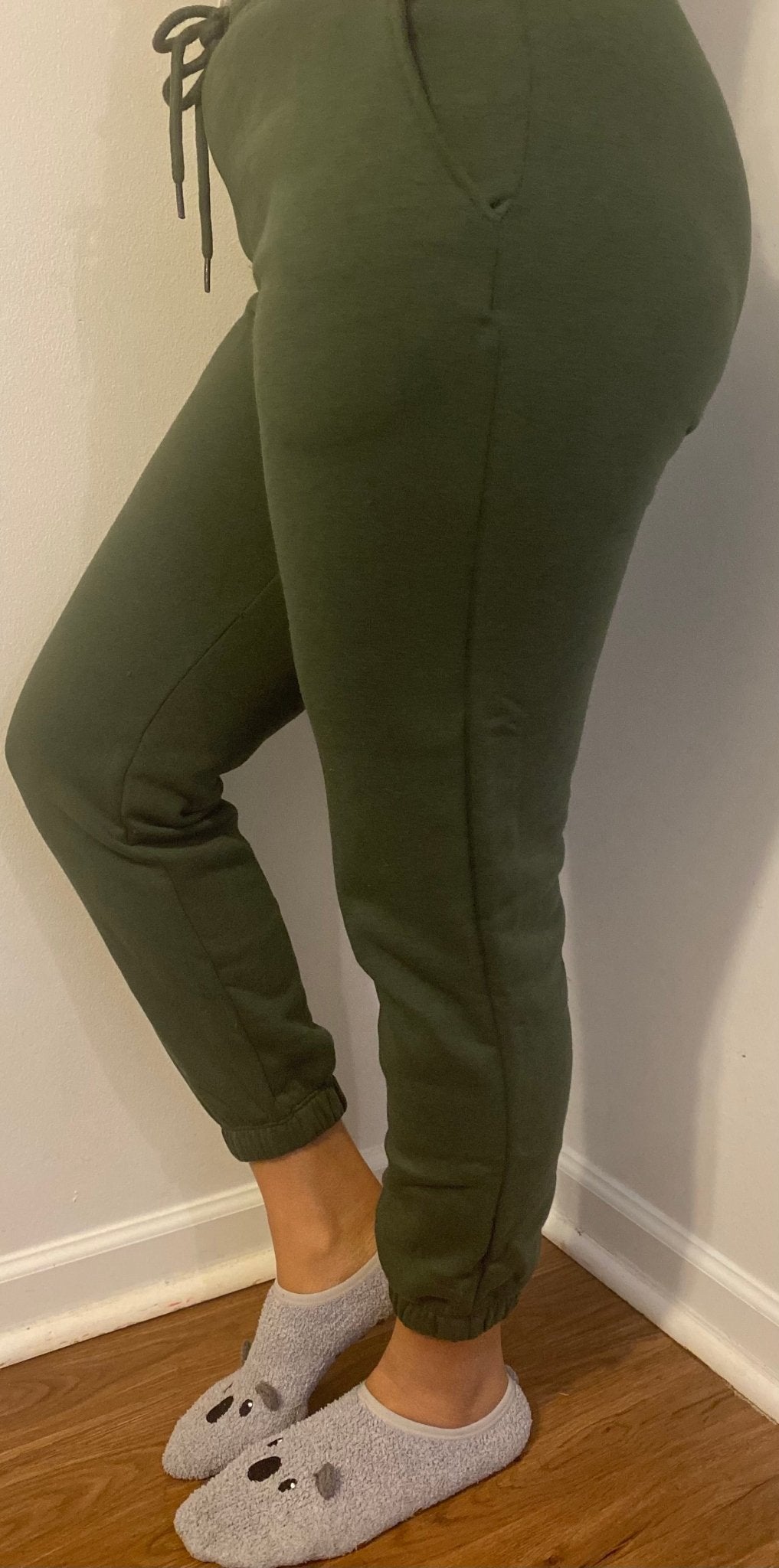 Army green joggers - Misfits Clothing Boutique