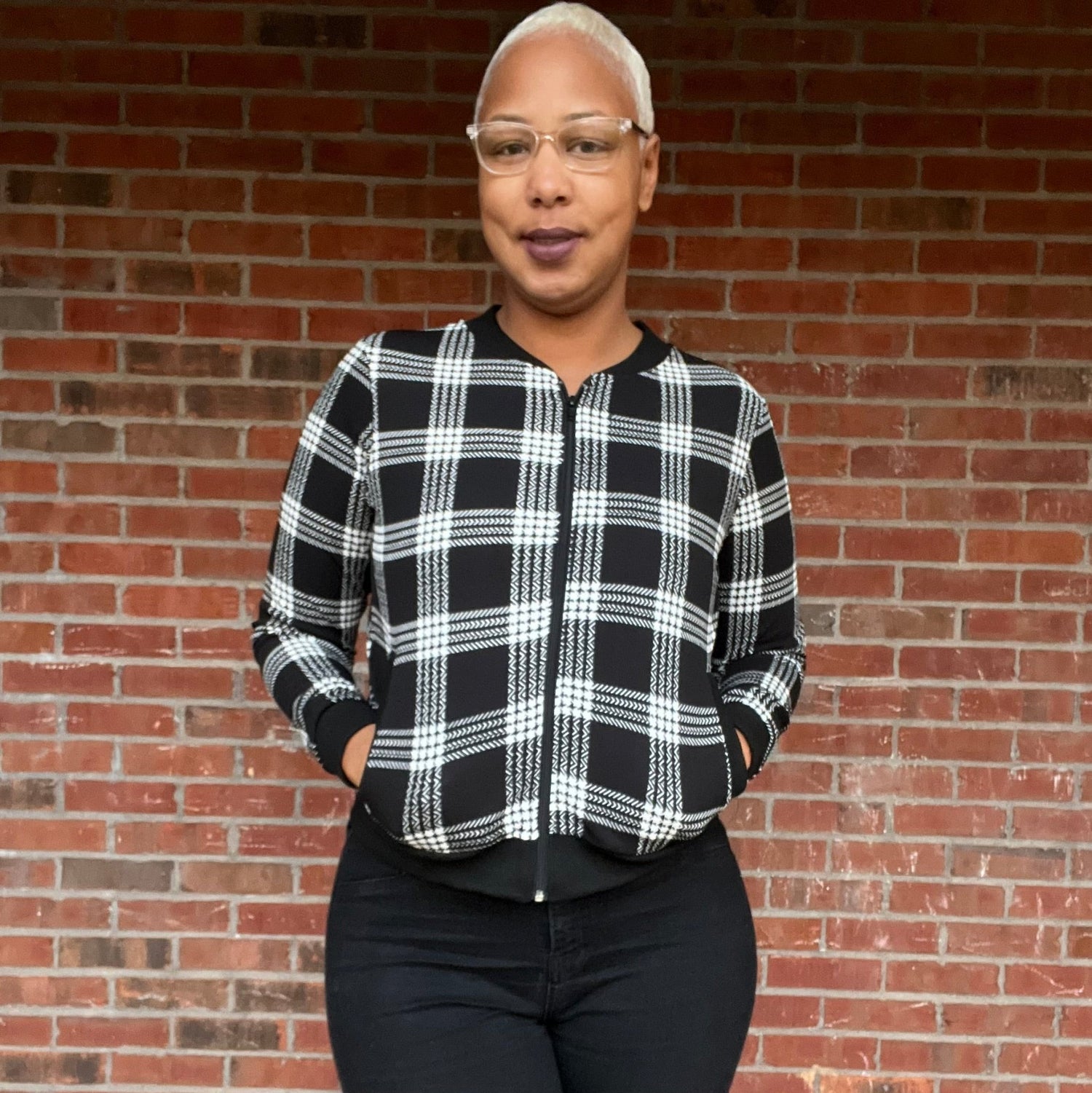 Houndstooth Jacket - Misfits Clothing Boutique