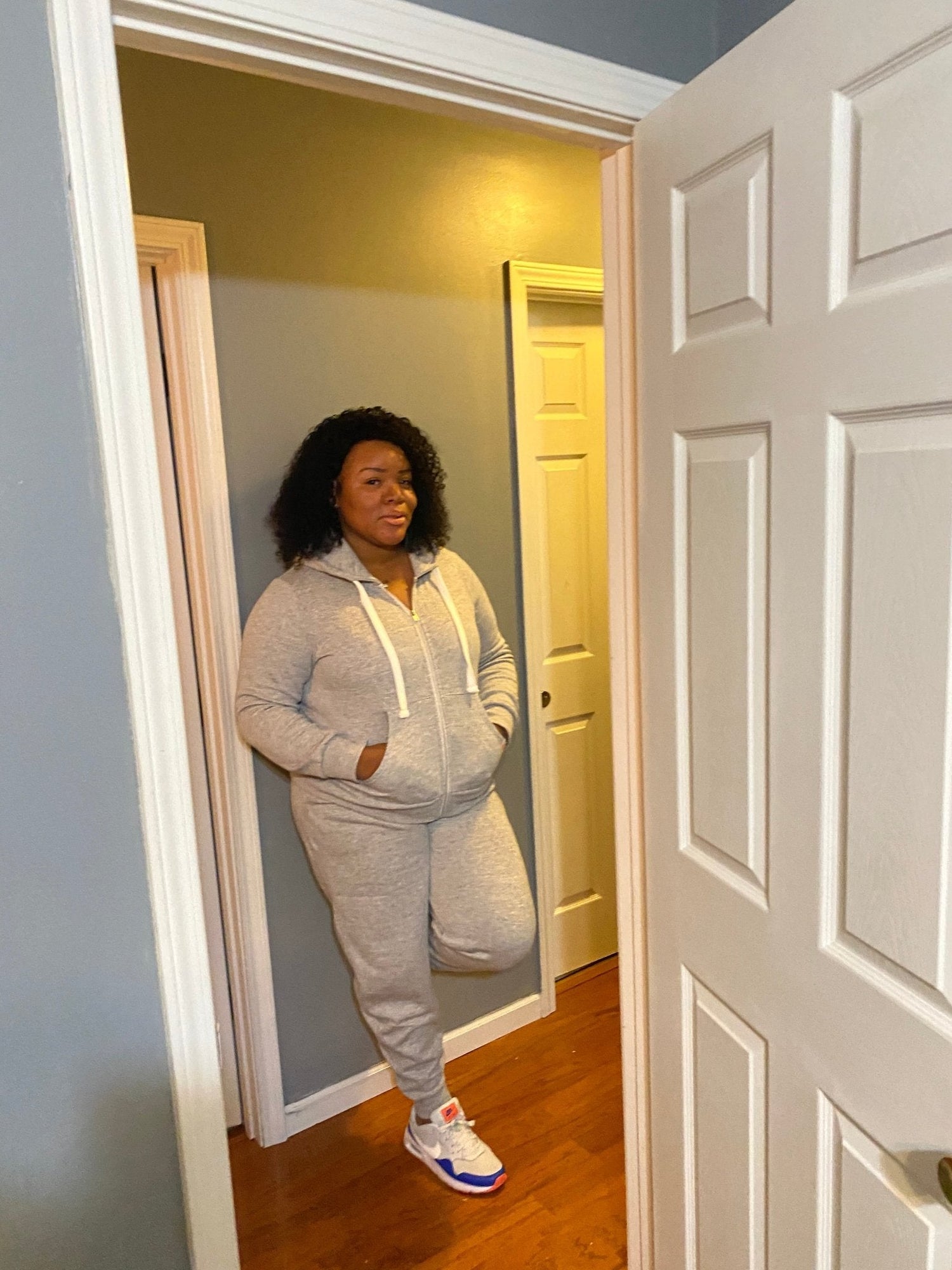 Plus size grey jogger set - Misfits Clothing Boutique