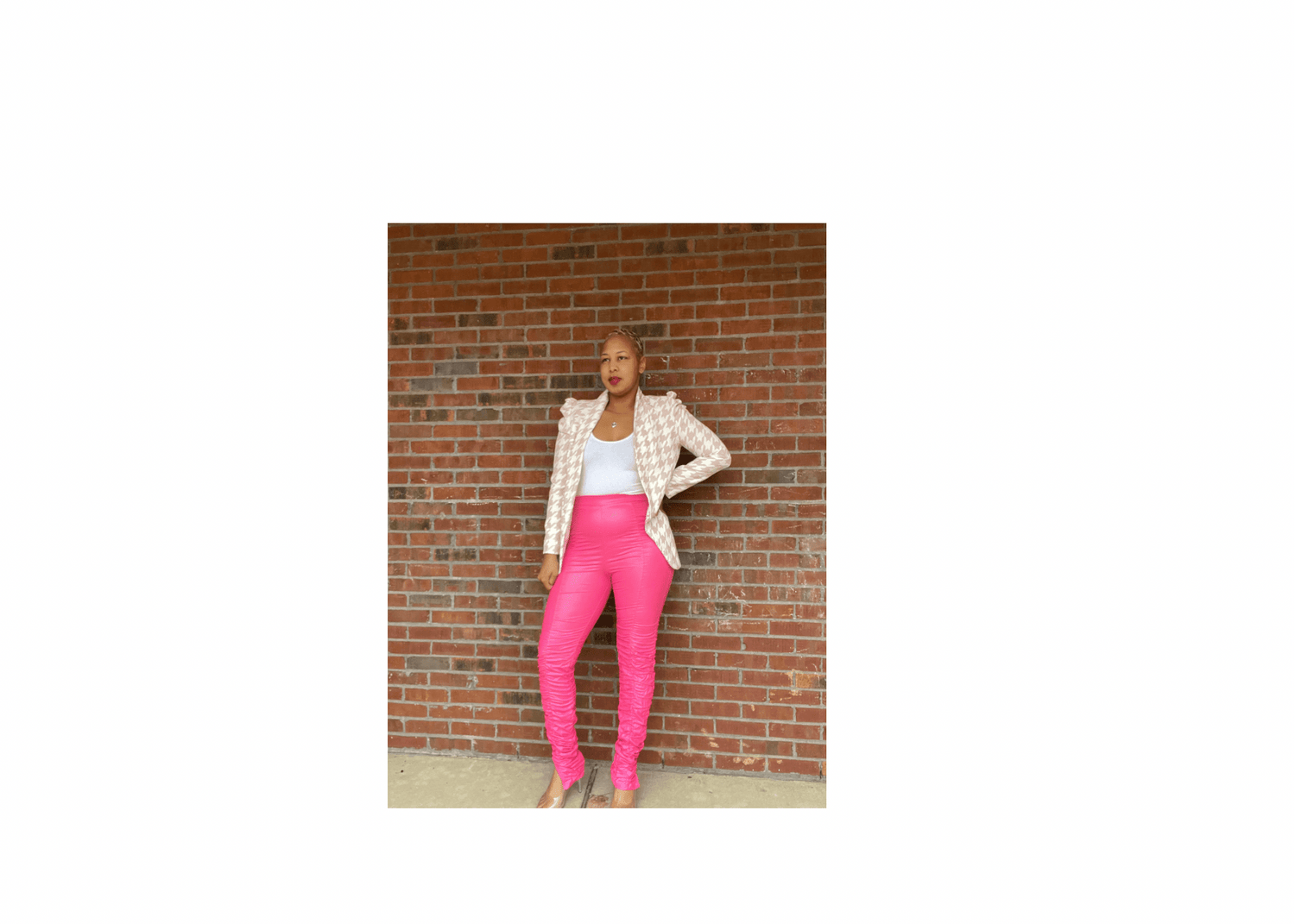 Shirring Details Scrunch Pants - Misfits Clothing Boutique