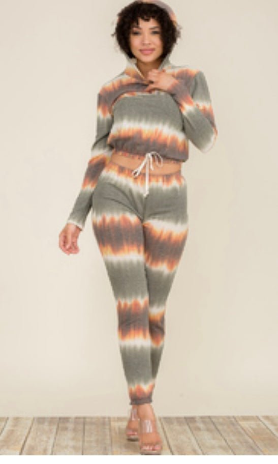 Sweatshirt and jogger matching set - Misfits Clothing Boutique
