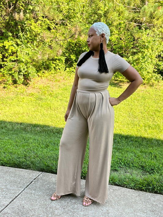 Toast Two Piece Pants Set - Misfits Clothing Boutique