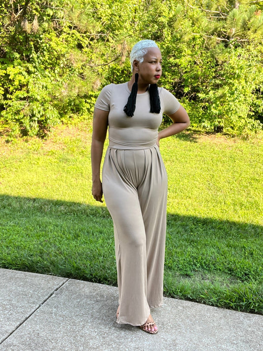 Toast Two Piece Pants Set - Misfits Clothing Boutique